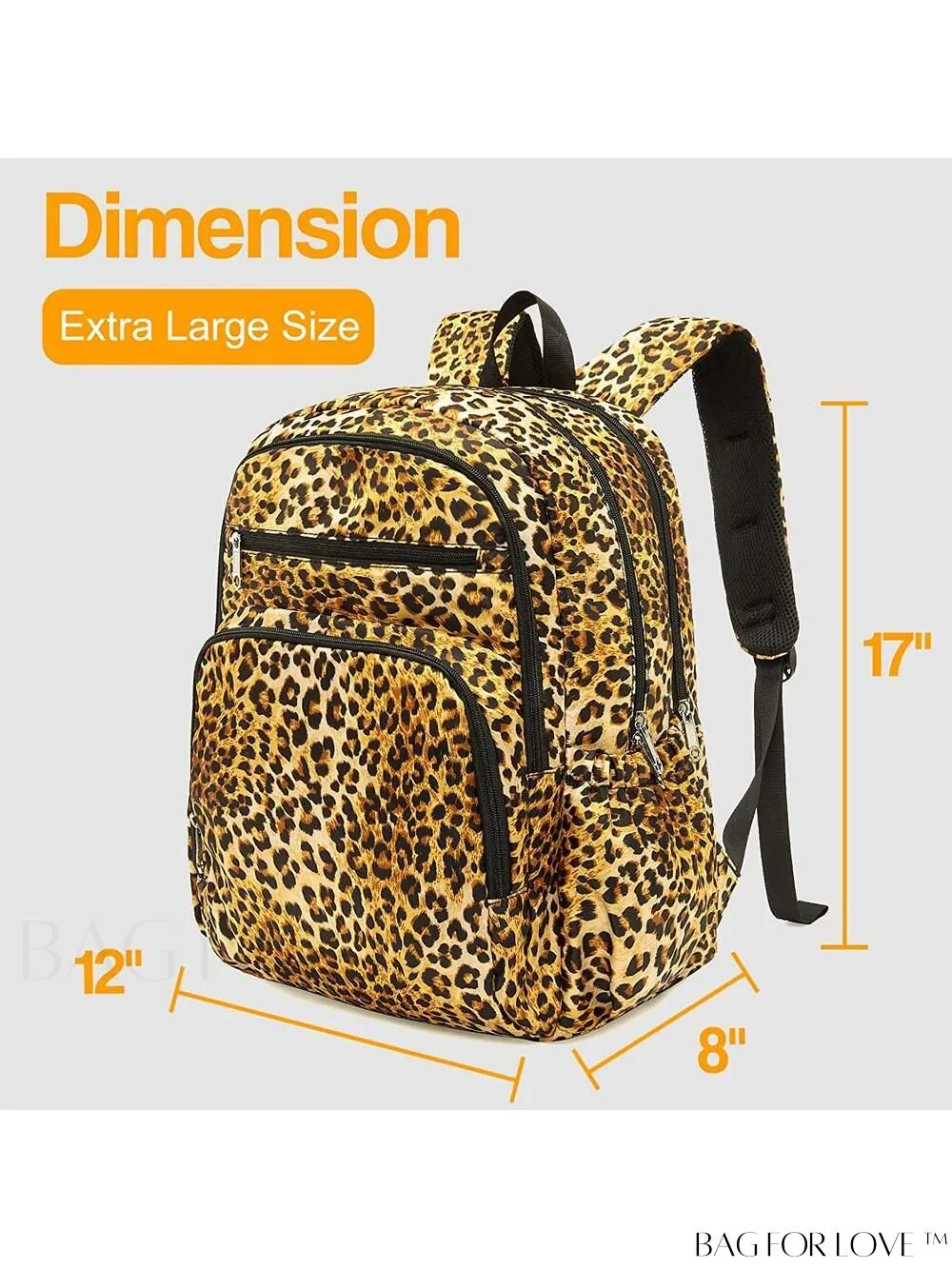 BagForLove - Stylish Paisley Womens Travel Backpack - Functional, Lightweight, & Airline Approved