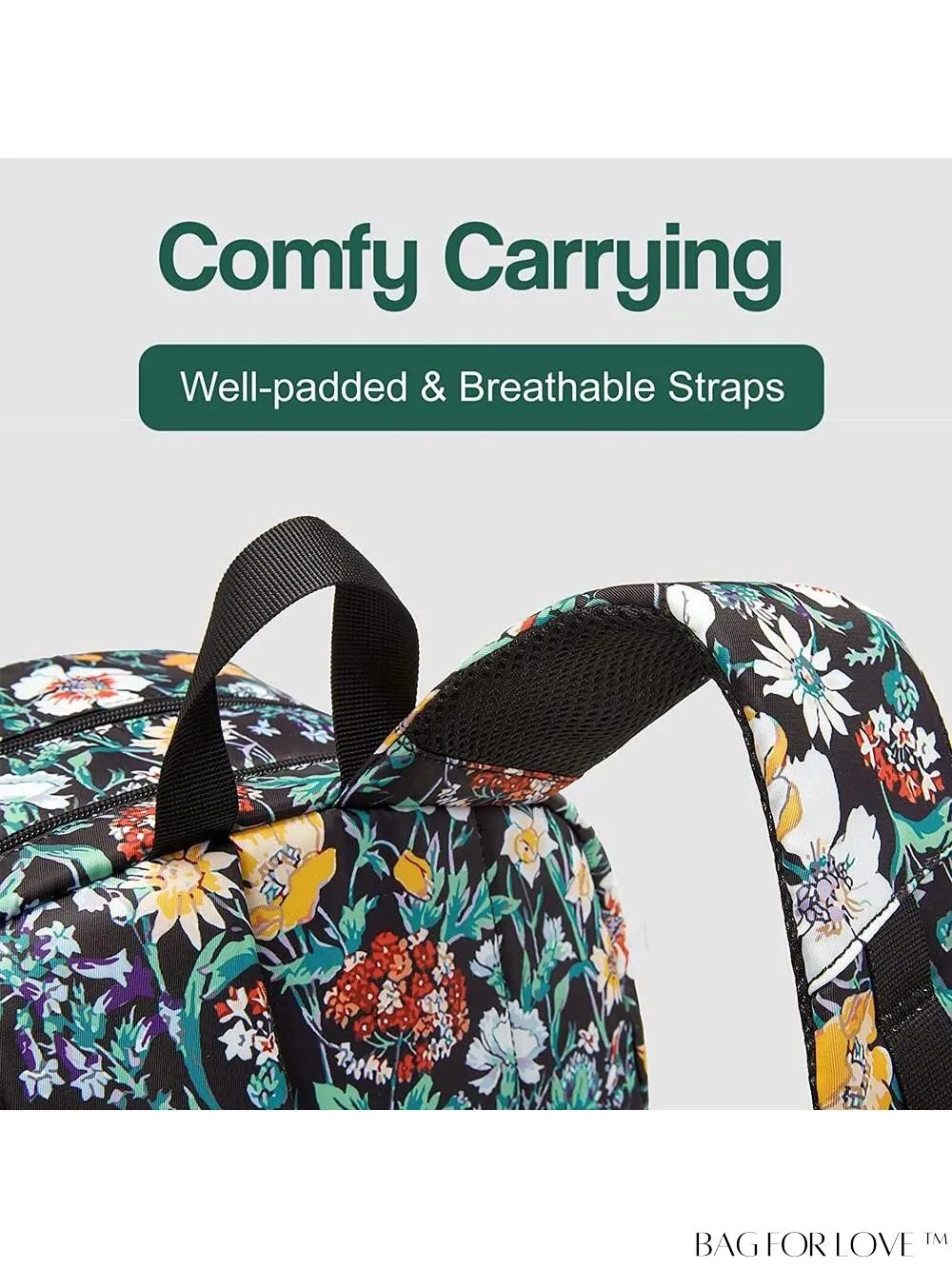 BagForLove - Stylish Paisley Womens Travel Backpack - Functional, Lightweight, & Airline Approved