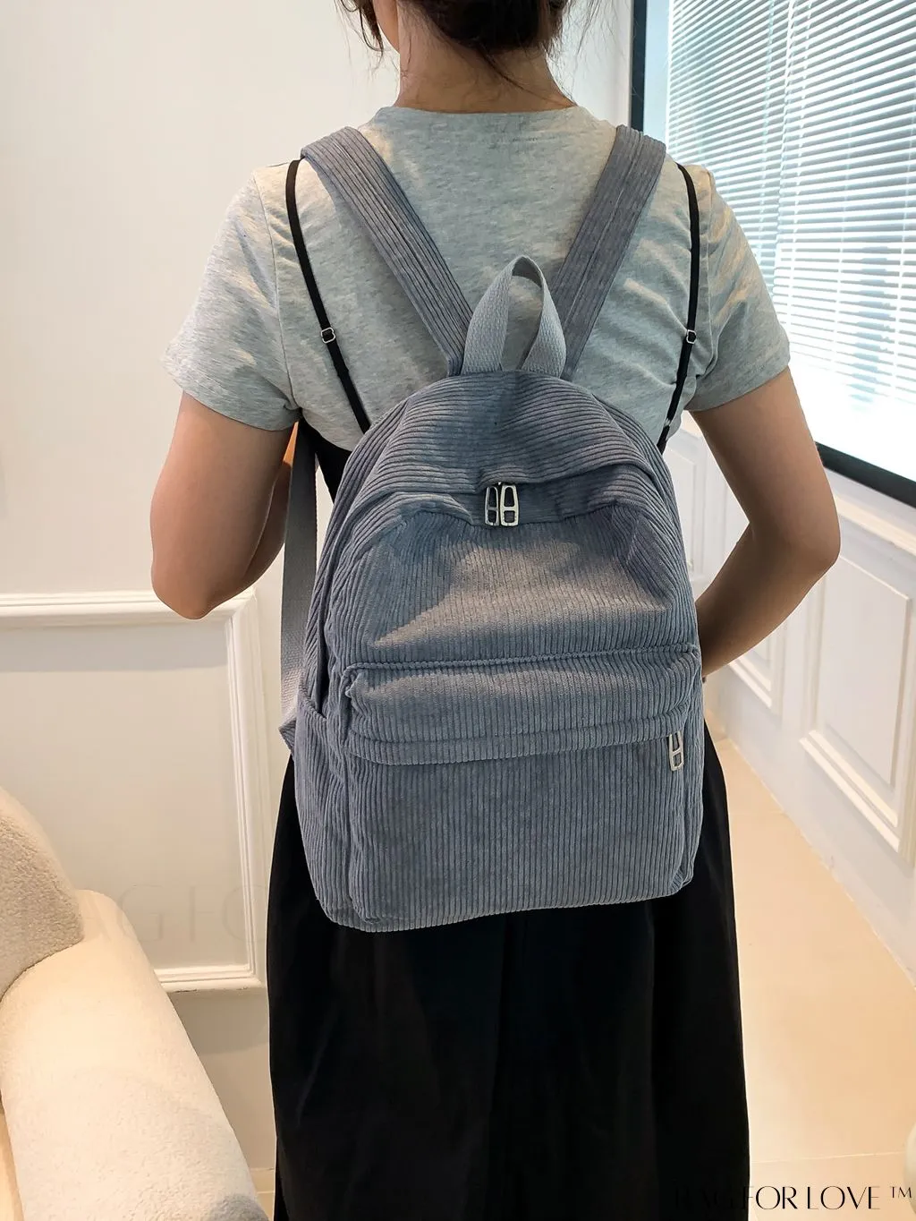 BagForLove - Versatile Corduroy Backpack - Stylish and Functional