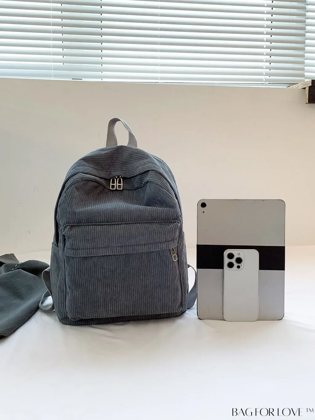 BagForLove - Versatile Corduroy Backpack - Stylish and Functional