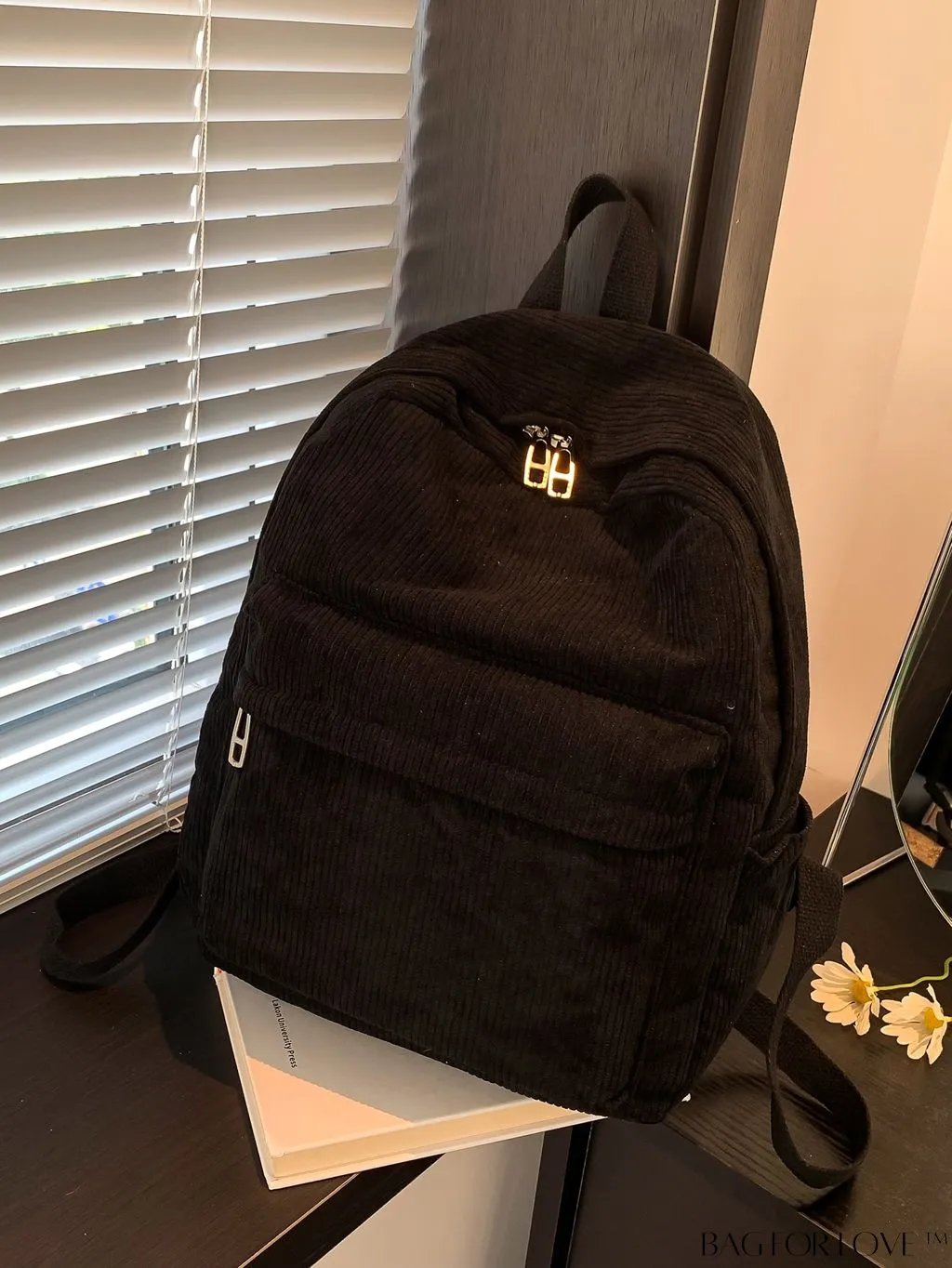 BagForLove - Versatile Corduroy Backpack - Stylish and Functional
