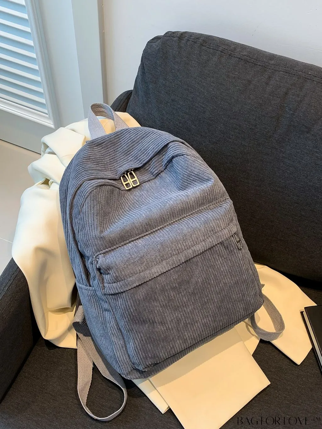 BagForLove - Versatile Corduroy Backpack - Stylish and Functional