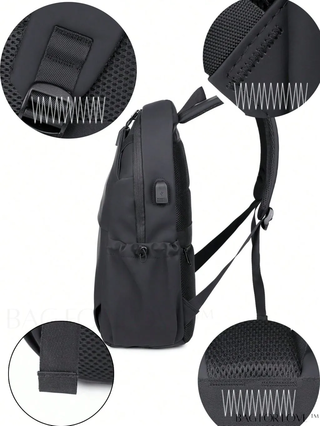 BagForLove - Waterproof Medium Laptop Backpack with Minimalist Drawstring Design