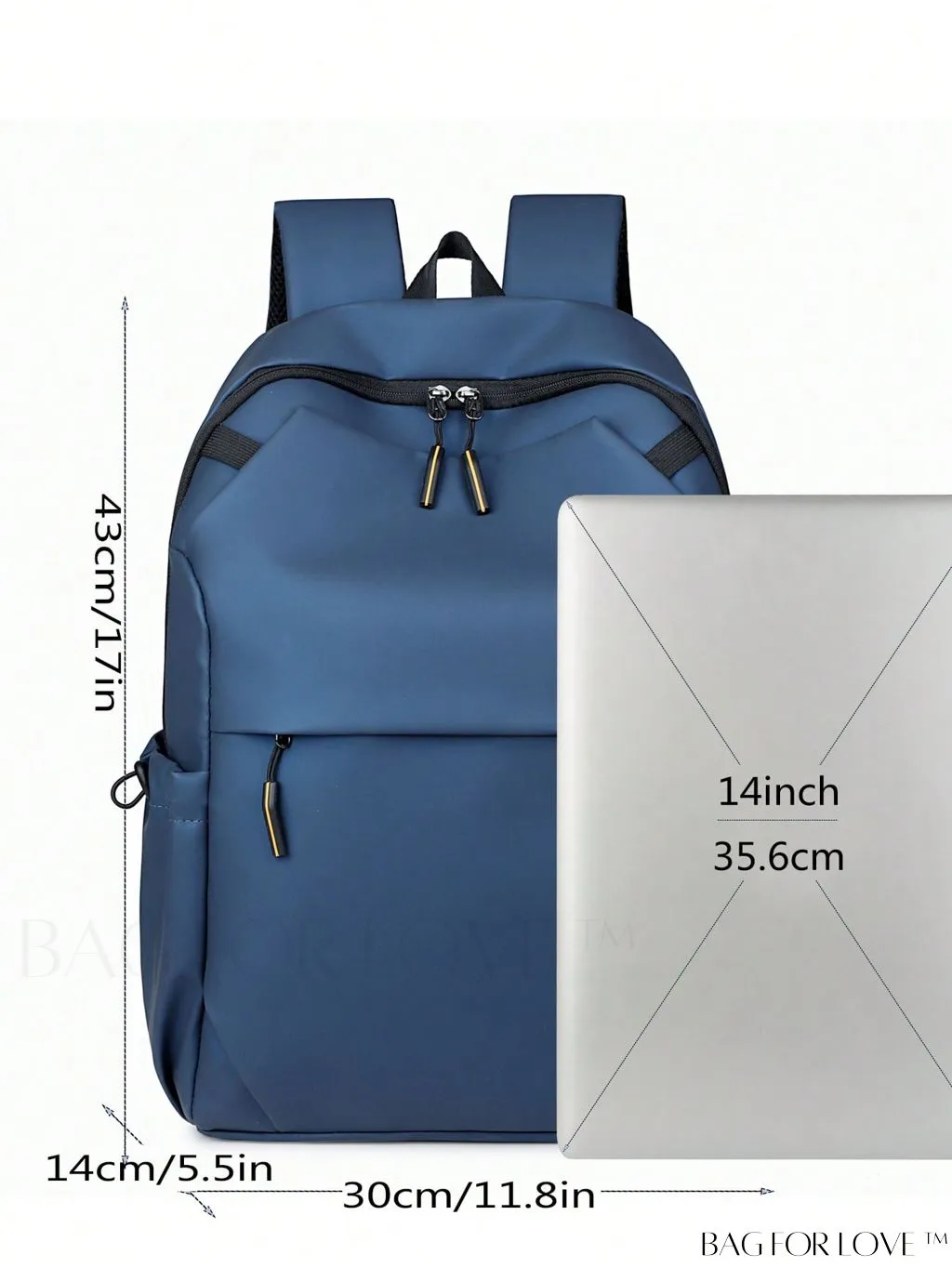 BagForLove - Waterproof Medium Laptop Backpack with Minimalist Drawstring Design