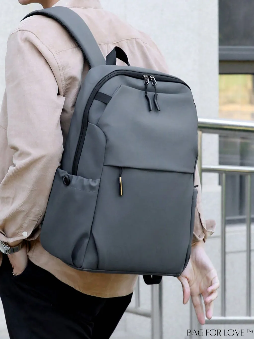 BagForLove - Waterproof Medium Laptop Backpack with Minimalist Drawstring Design