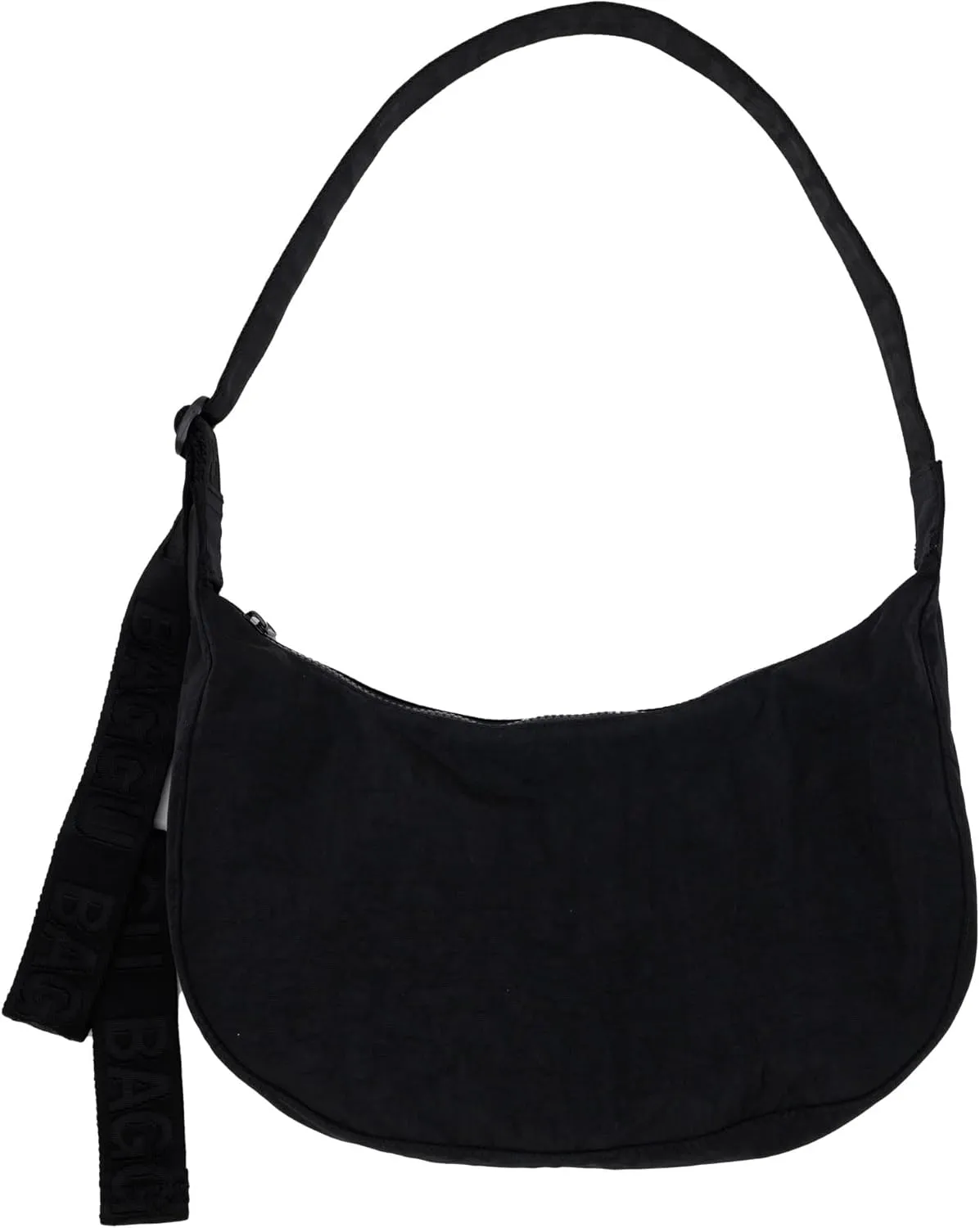 BAGGU Medium Nylon Crescent Bag - Black
