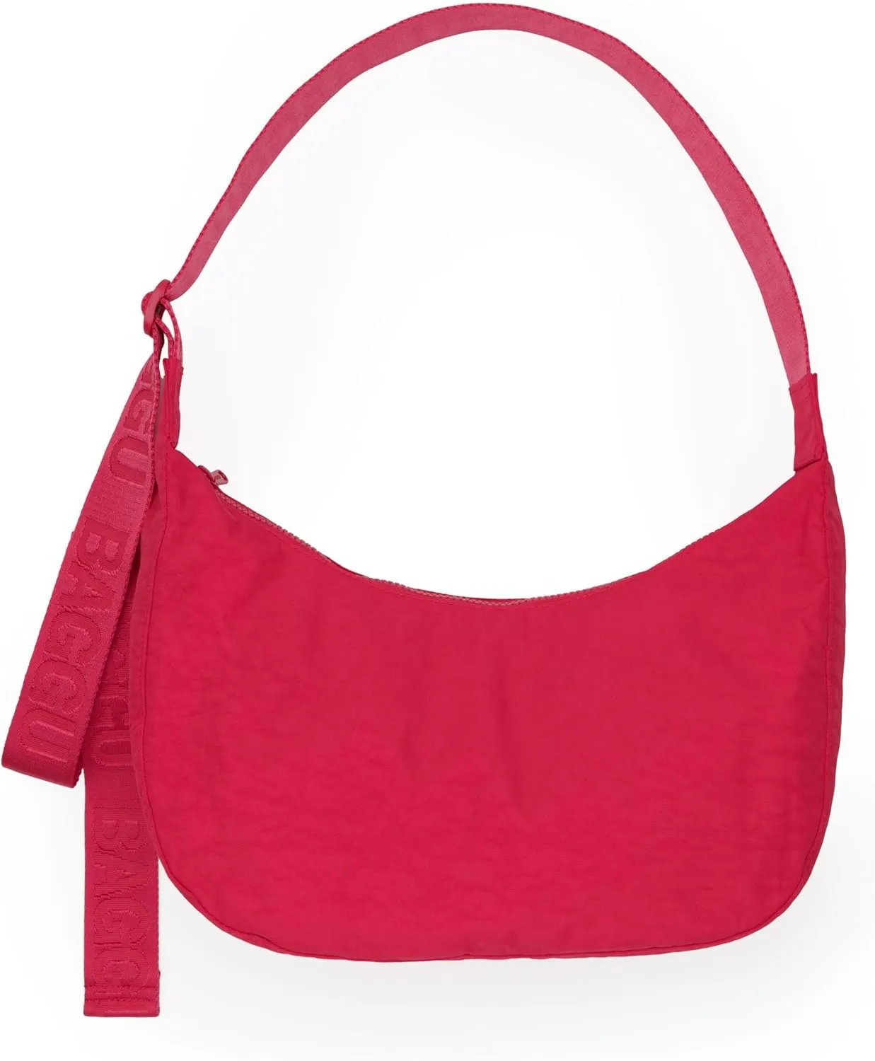 BAGGU Medium Nylon Crescent Bag - Candy Apple
