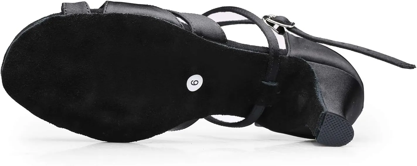 Ballroom Dance Shoes Women, Latin Salsa Bachata Practice Performance Dancer Shoes