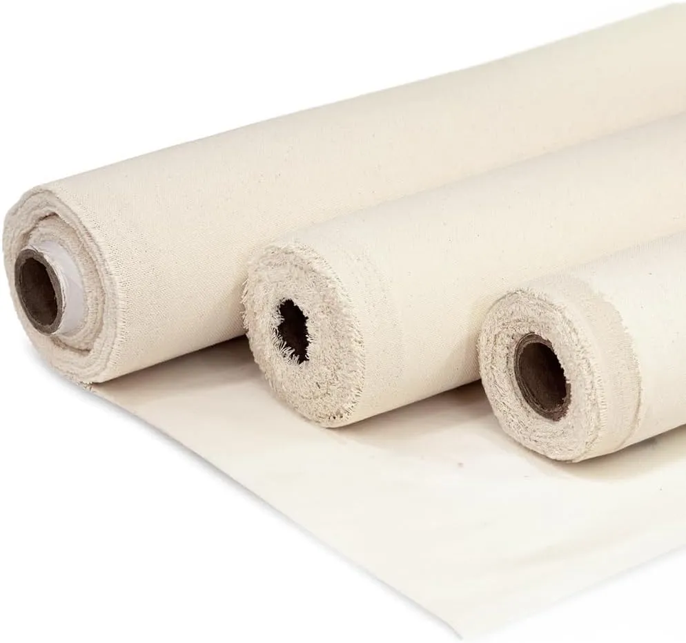 Barcelonetta | Canvas Fabric | Cotton Duck | Heavy | Natural 10oz | 62'' Wide | Arts & Crafts, Backings, Covers, Placemats (1 Yard)