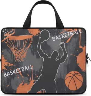 Basketball Dunk Laptop Bag Laptop Case Computer Messenger Bag with Adjustable Shoulder Strap