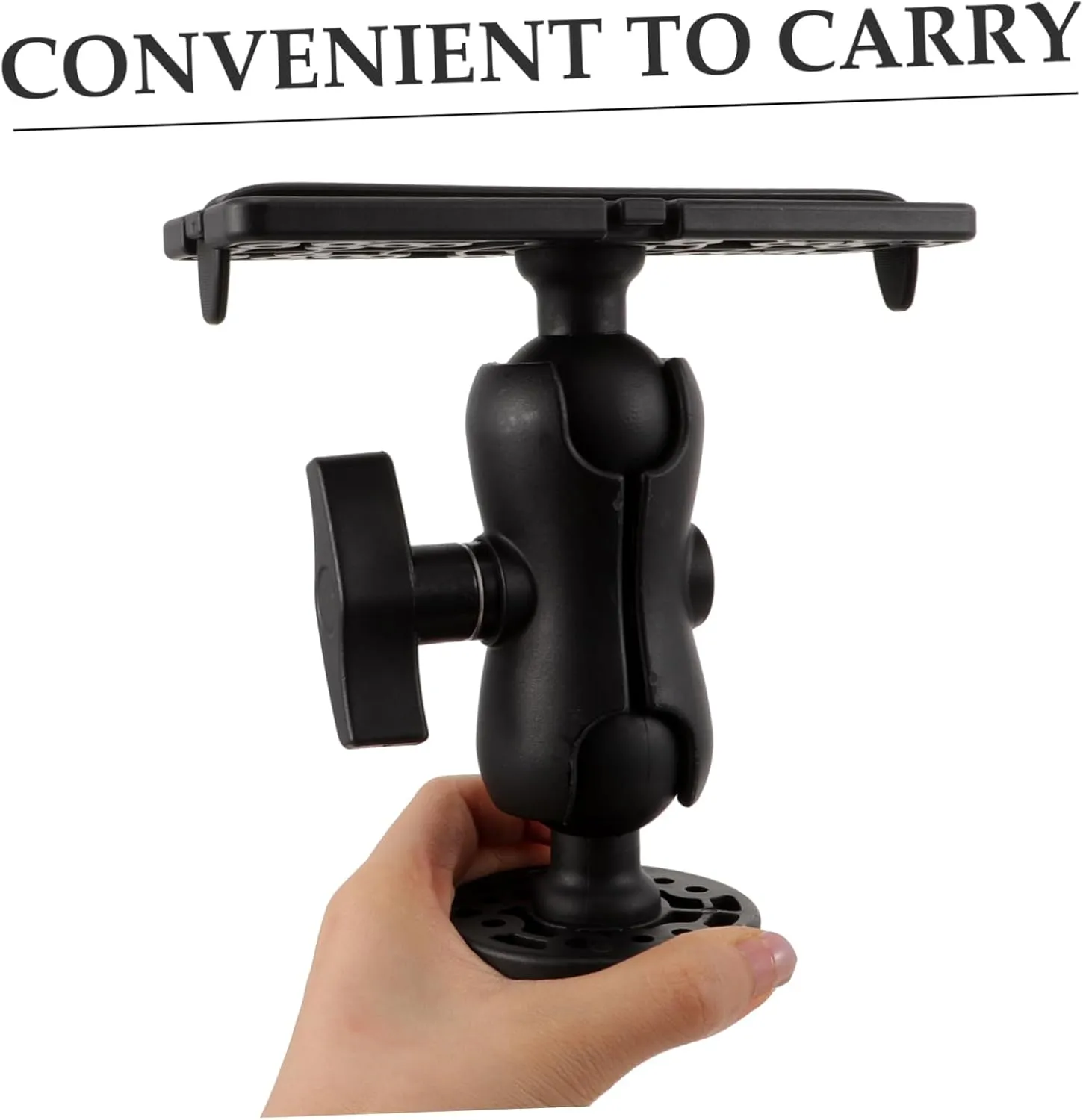 BESPORTBLE Adjustable Fish Finder Mount for Boat Multifunctional Bracket Quick Install