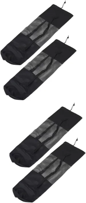 BESTonZON Yoga Mat Carrying Bag with Mesh Pocket Design Strap Lightweight and Portable Yoga Mat Carrier for Easy