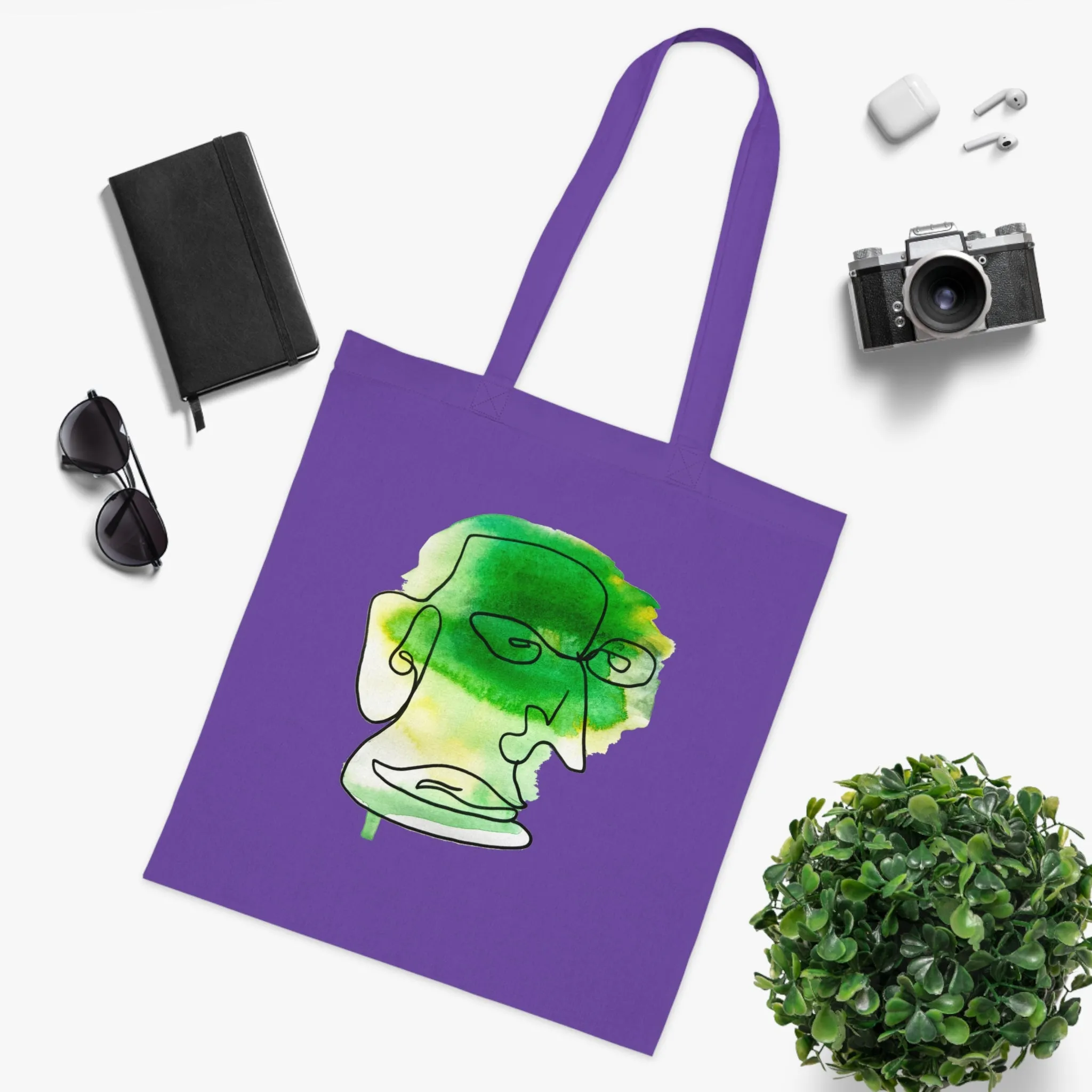 Better Vision - Versatile 100% Cotton Tote: Vibrant Colors, Light & Practical
