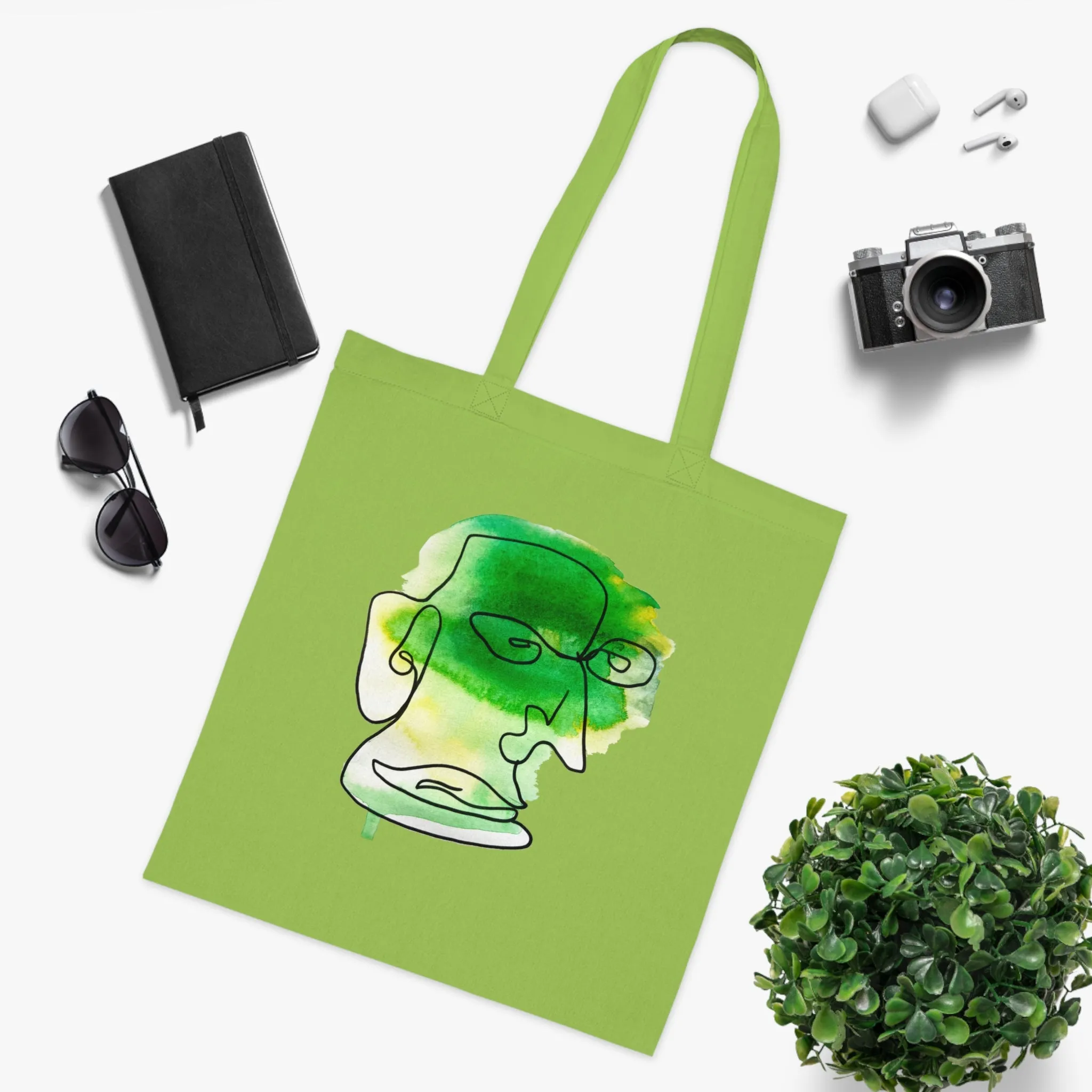 Better Vision - Versatile 100% Cotton Tote: Vibrant Colors, Light & Practical