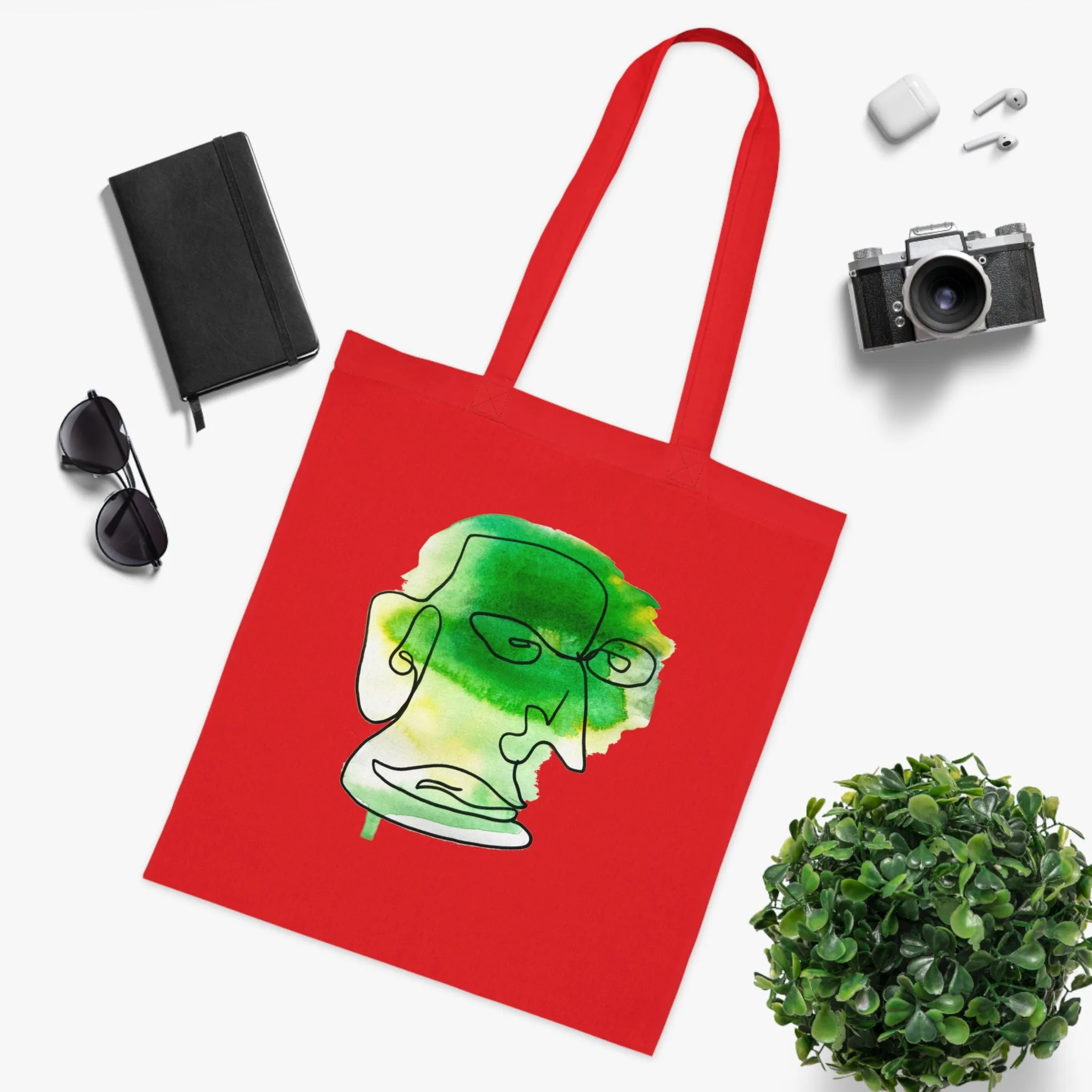 Better Vision - Versatile 100% Cotton Tote: Vibrant Colors, Light & Practical