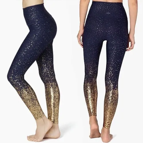 Beyond Yoga Alloy Ombre High Waisted Midi Legging