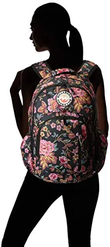 Billabong Roadie Backpack, Girls' Big, Black Multi, ONE