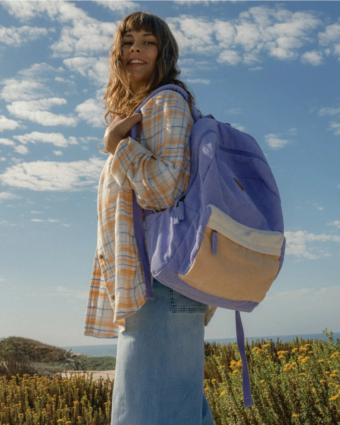 Billabong Schools Out Cord Backpack-Outta The Blue