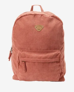 Billabong Schools Out Cord Backpack-Rose Dawn