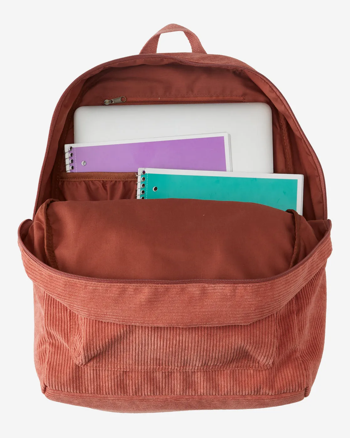 Billabong Schools Out Cord Backpack-Rose Dawn