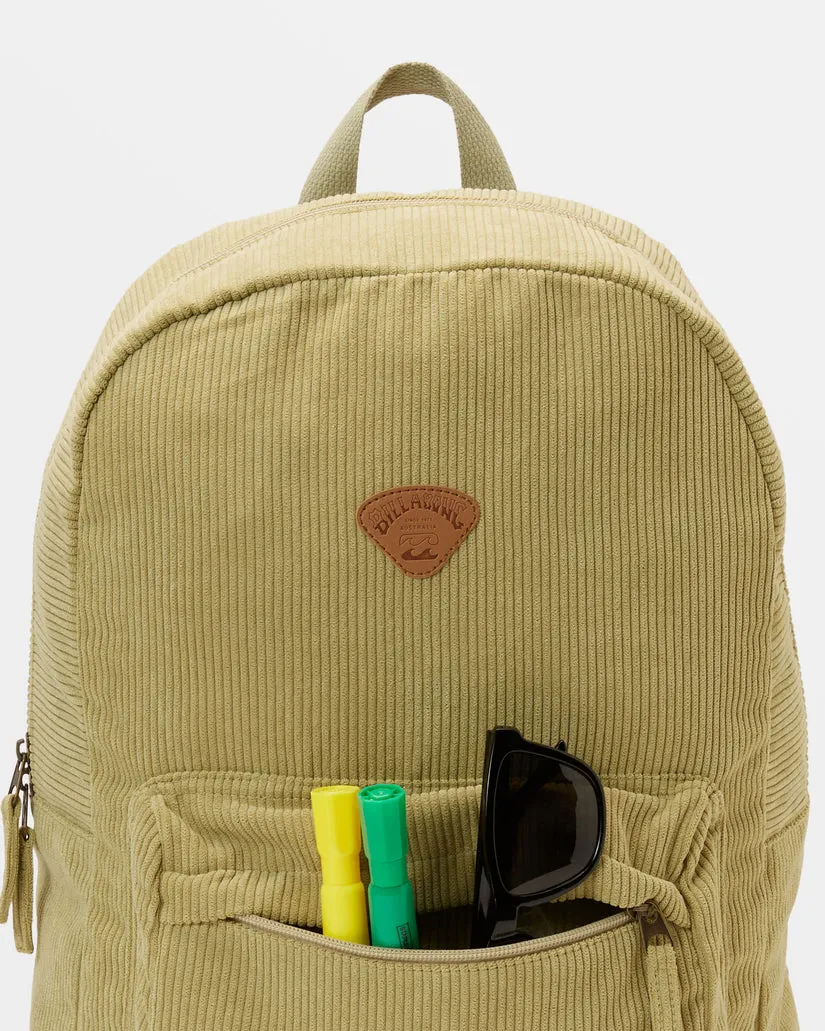 Billabong Schools Out Cord Backpack-Willow