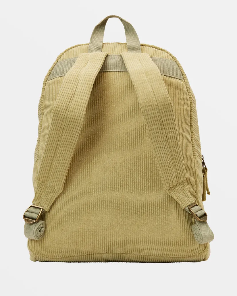 Billabong Schools Out Cord Backpack-Willow