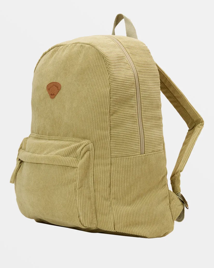 Billabong Schools Out Cord Backpack-Willow