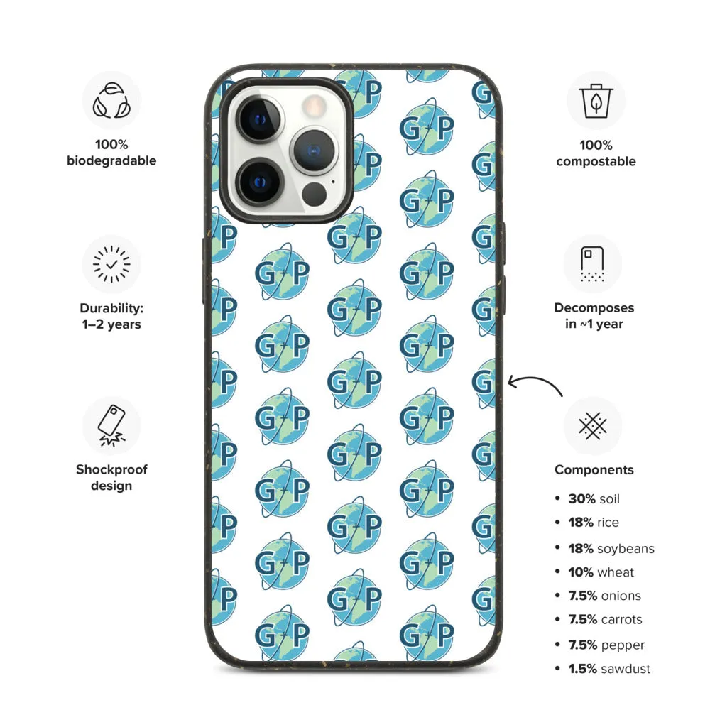 Biodegradable logo case | White