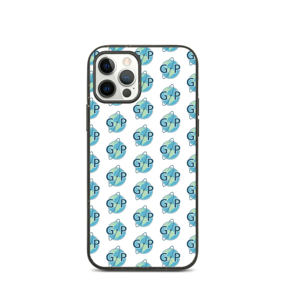 Biodegradable logo case | White