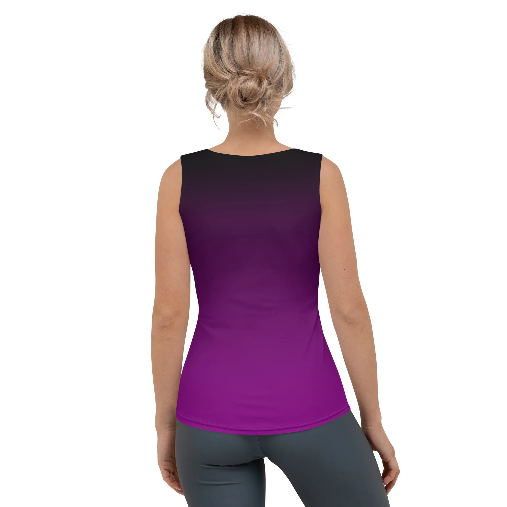 Black and Purple Ombre Tank Top