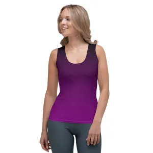 Black and Purple Ombre Tank Top