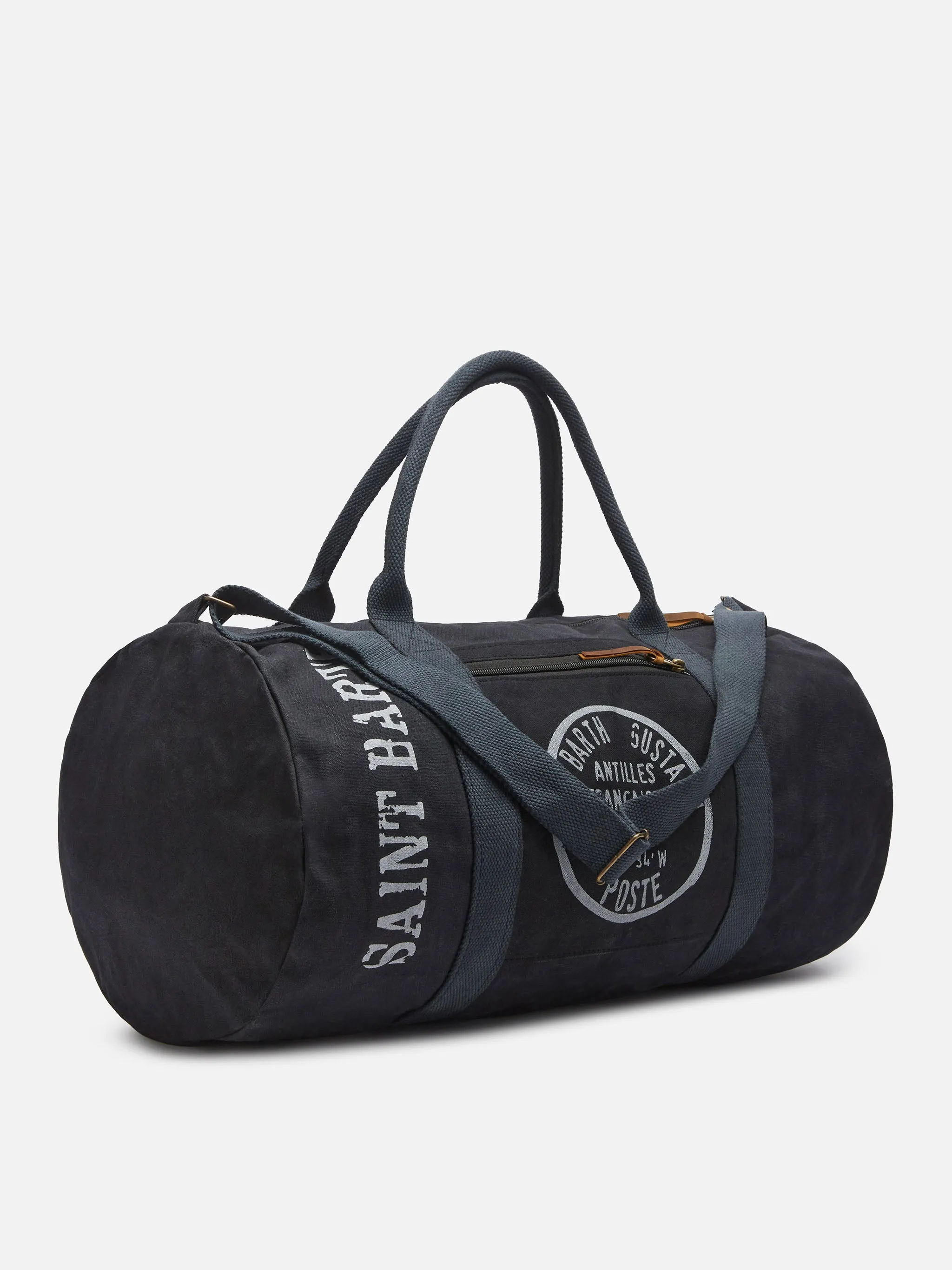 Black travel duffel bag Maxime