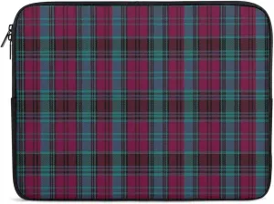 Black Watch Tartan Pattern All Print Hands Free Withdrawal Laptop Bag Unisex