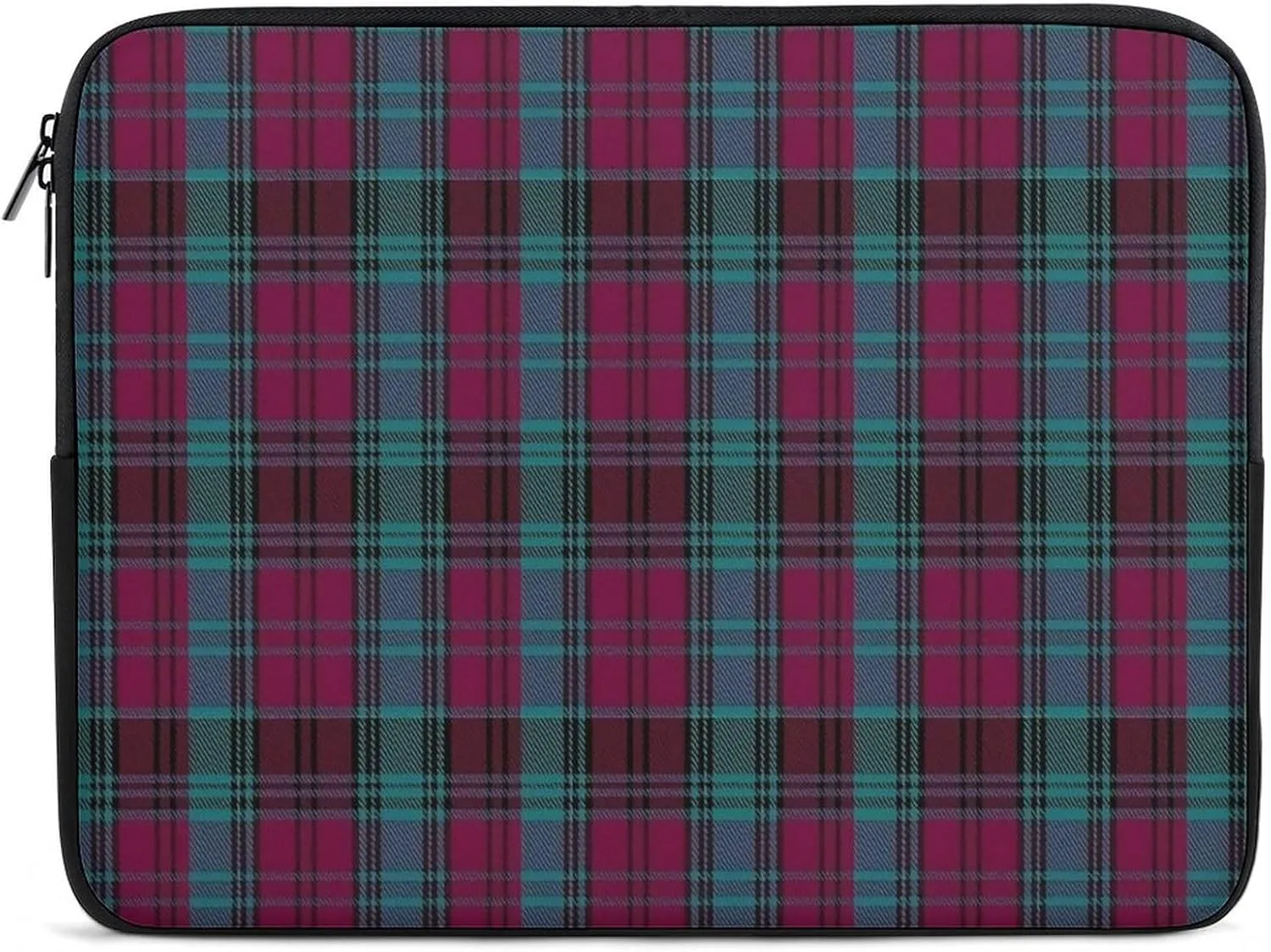 Black Watch Tartan Pattern All Print Hands Free Withdrawal Laptop Bag Unisex