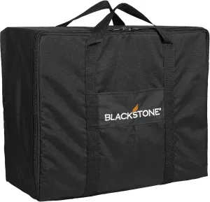 Blackstone 1723 22” Tabletop Griddle Carry Bag, Heavy Duty, Weather Resistant, Griddle Cover, Black. Fits Griddles WITHOUT Hoods or Hard Covers.