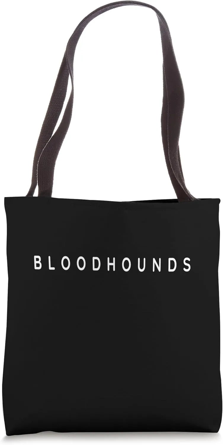 Bloodhound Dogs / Bloodhounds Dog Modern, Contemporary Font Tote Bag