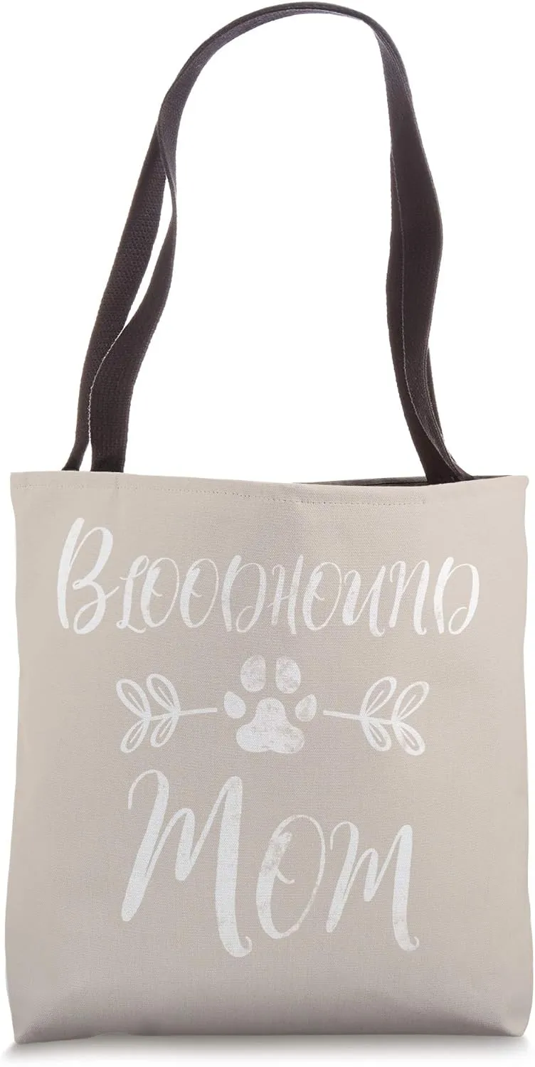 Bloodhound Mom Shirt Bloodhound Lover Owner Funny Dog Mom Tote Bag