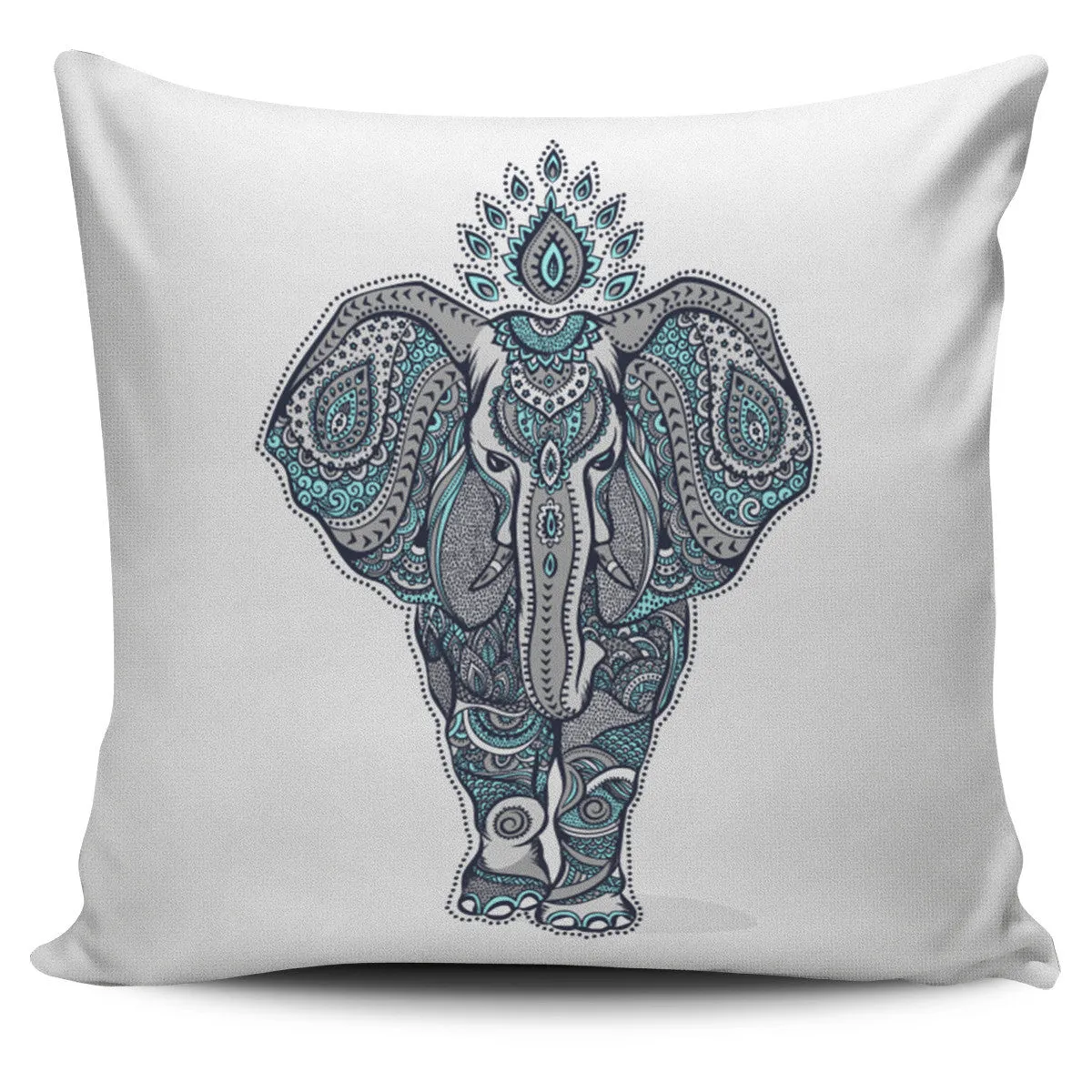 BLUE ELEPHANT PILLOW COVERS