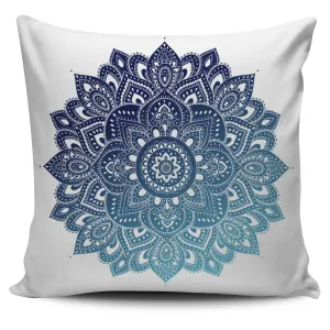 BLUE MANDALA PILLOW COVERS