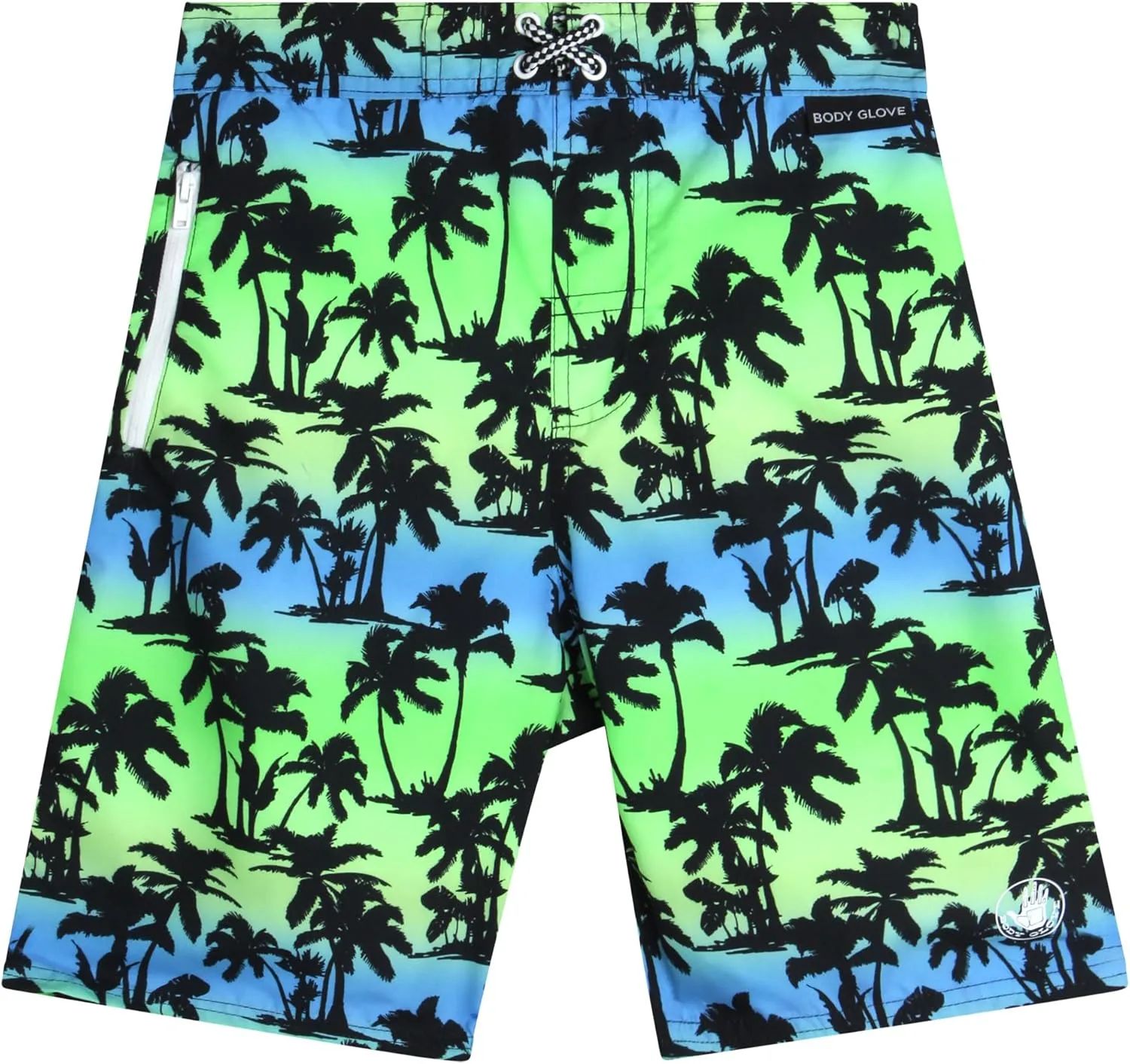 Body Glove Boys Swim Trunks - UPF 50  Quick Dry Boys Swim Board Shorts Bathing Suit Kids Swimwear with Pockets (Sizes: 8-16)