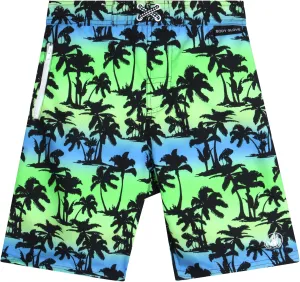 Body Glove Boys Swim Trunks - UPF 50  Quick Dry Boys Swim Board Shorts Bathing Suit Kids Swimwear with Pockets (Sizes: 8-16)