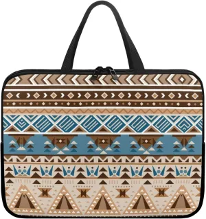 Boho Ethnic Print Computer Sleeve Laptop Bag Neoprene Netbook Computer Tablet PC Handle Carrying Case Notebook Cover Pouch Holder Protection
