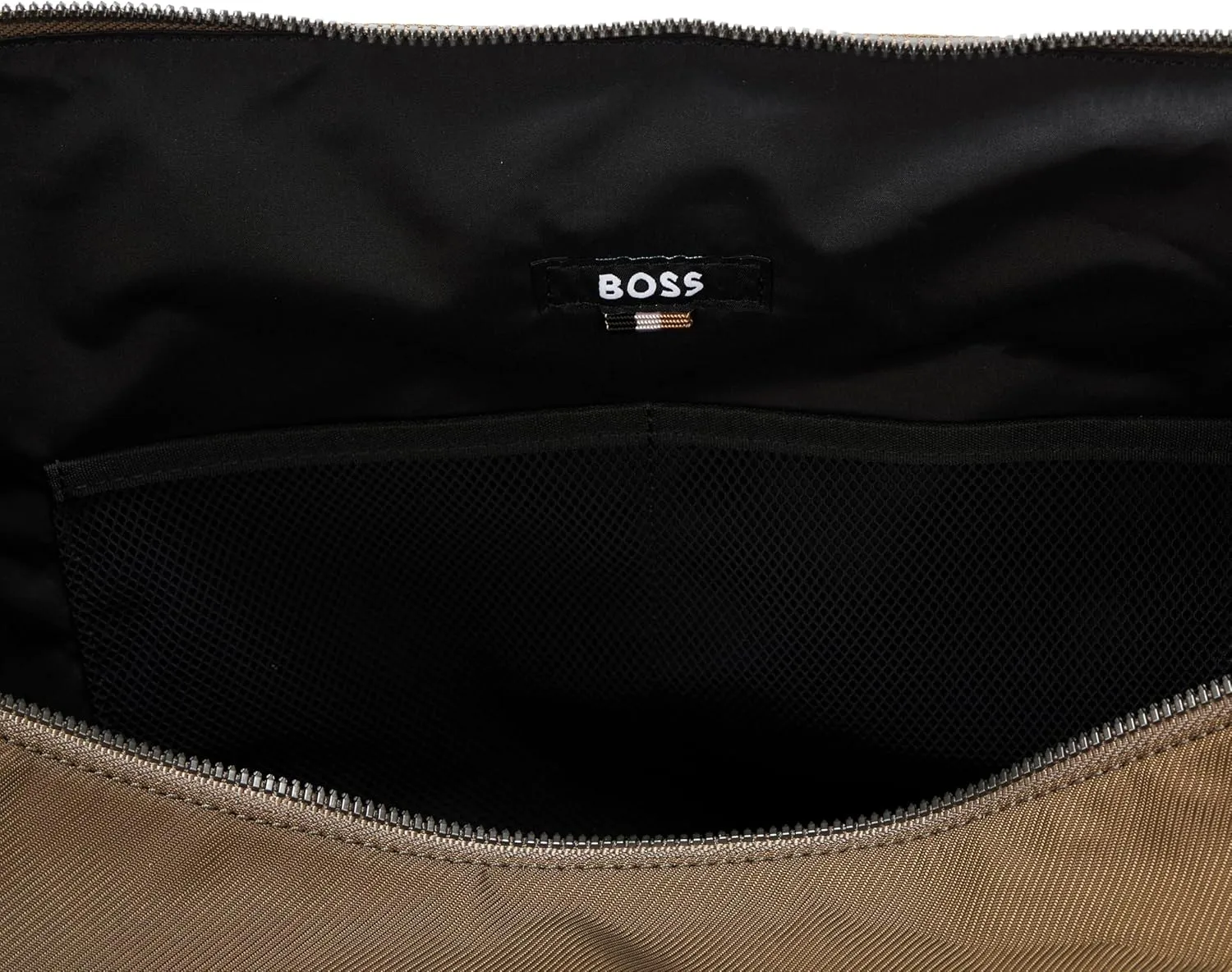 BOSS Men's Tonal Logo Nylon Holdall Duffle Bag