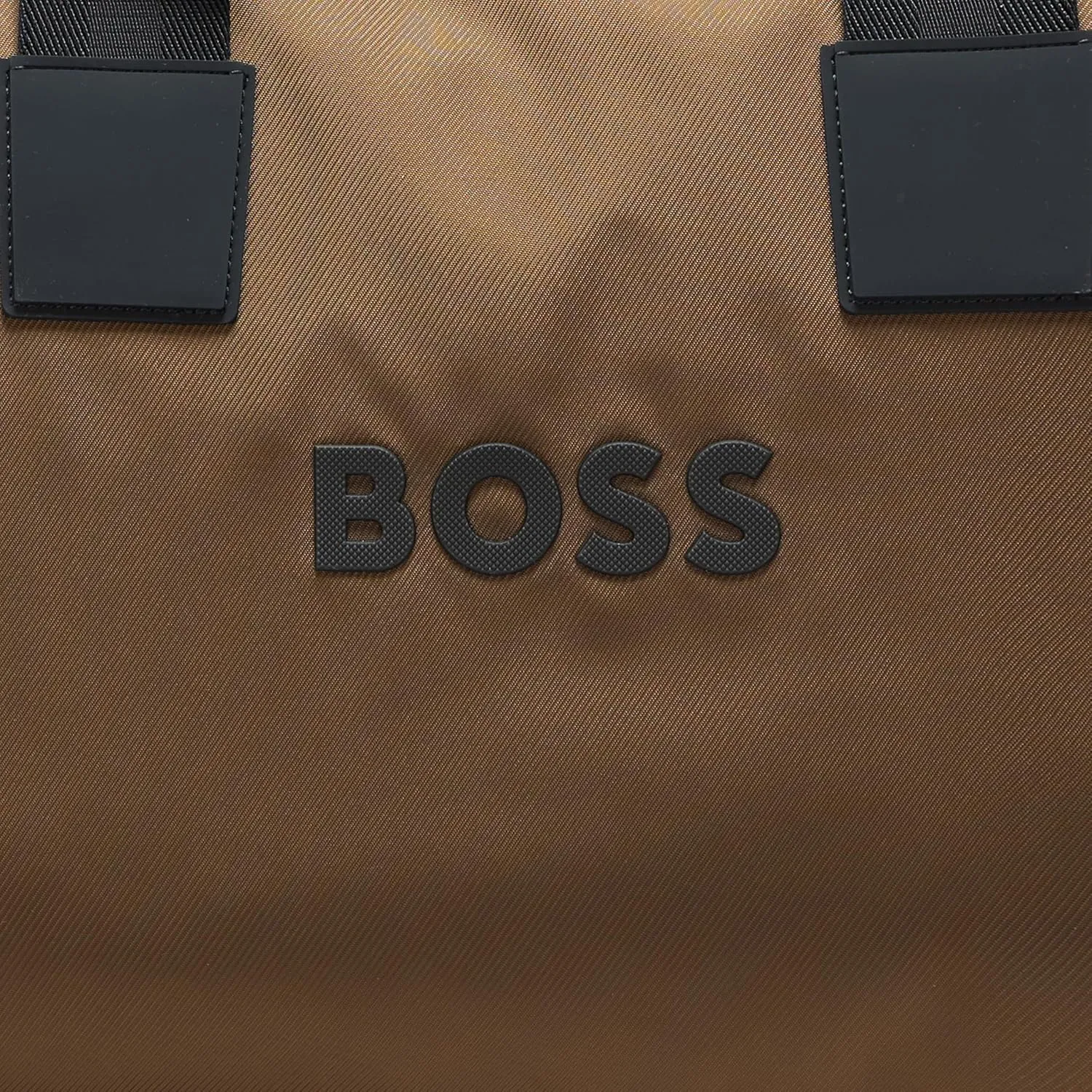 BOSS Men's Tonal Logo Nylon Holdall Duffle Bag