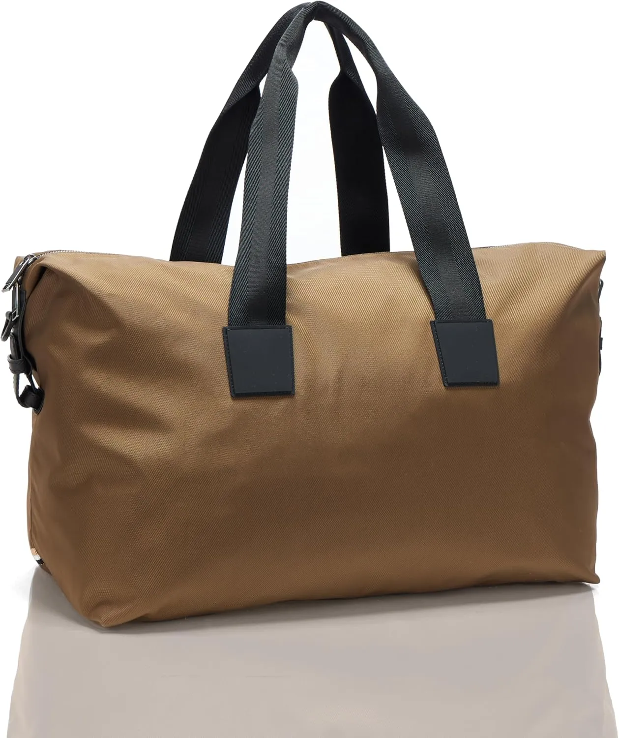 BOSS Men's Tonal Logo Nylon Holdall Duffle Bag