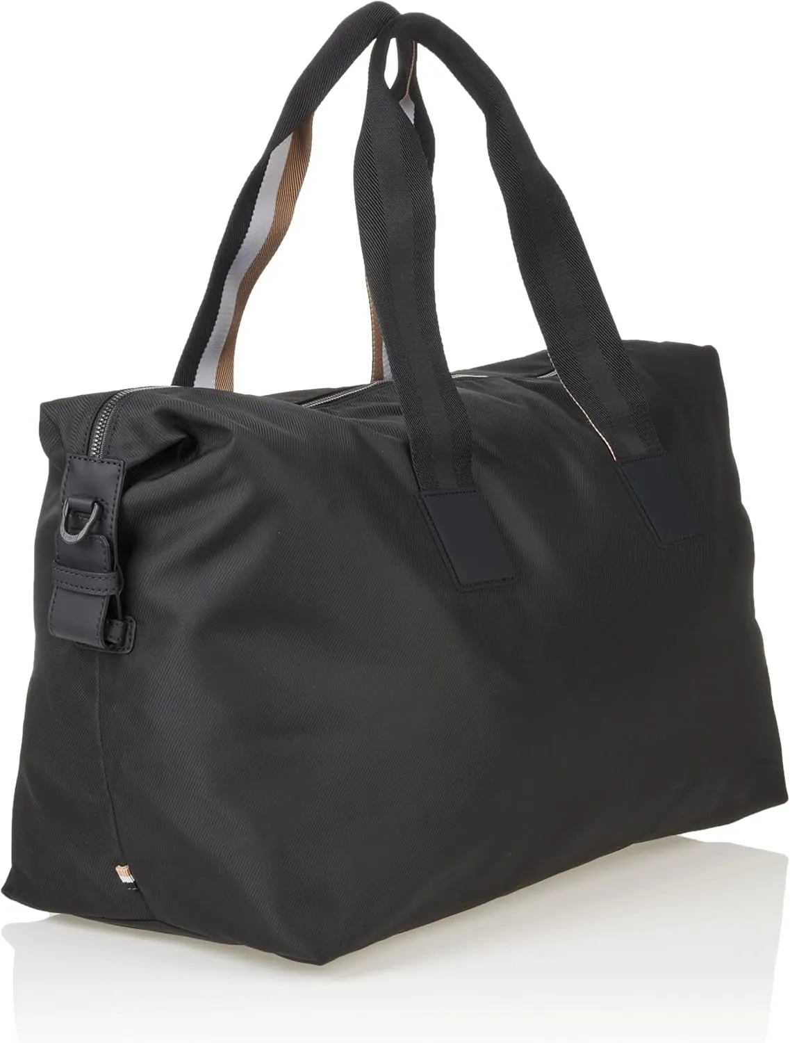 BOSS Men's Tonal Logo Nylon Holdall Duffle Bag