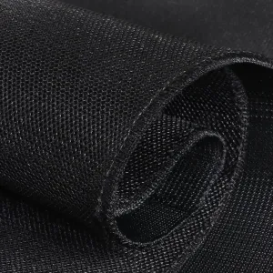 Breathable 3D Air Mesh Fabric,Light 3 Layers Sandwich Spacer Mesh Fabric, Apply to DIY Craft,Upholstery,Home Applications, Chair,Bags,Clothes,Shoes, Lining, 1yard/36 x56,Sold by The Yard (Black)