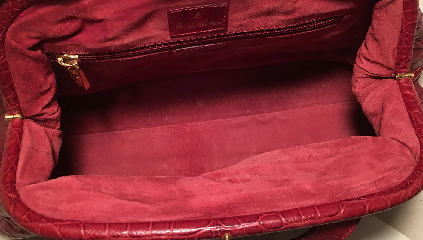 Brooks Brothers Red Alligator Doctor Bag