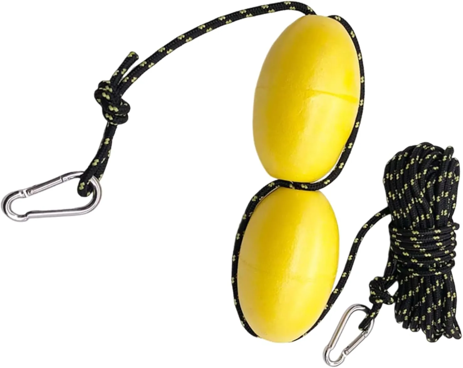 Buoys Float Leash with Clip Rope 30ft.. Marine Rope Tow Line Easy to Use for Fishing Drift Sea Anchors Systems