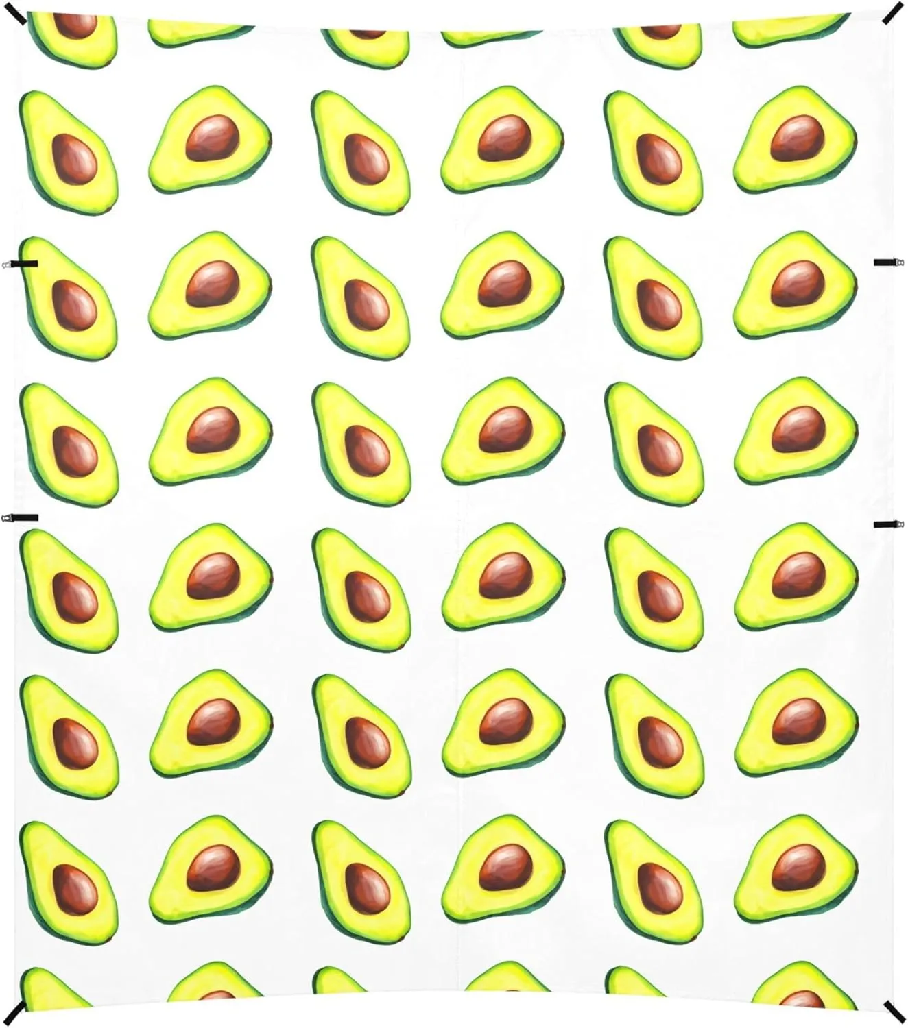 Burbuja Avocado Beach Canopy Windproof Beach Tent Sun Shade with 4 Sandbags & Sand Shovel, Portable Sun Shelter for Family Camping Picnic